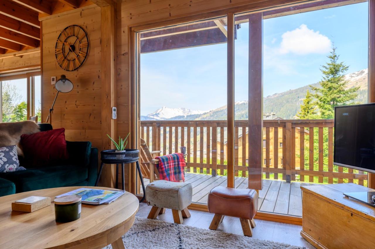 Chalet Champ De La Lune Les Gets Bagian luar foto